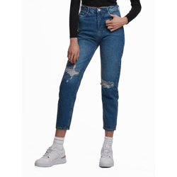 UNEFFECTED Damen Slim Fit Jeans blau
