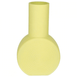 Vase Judy mattgelb 22,5 cm