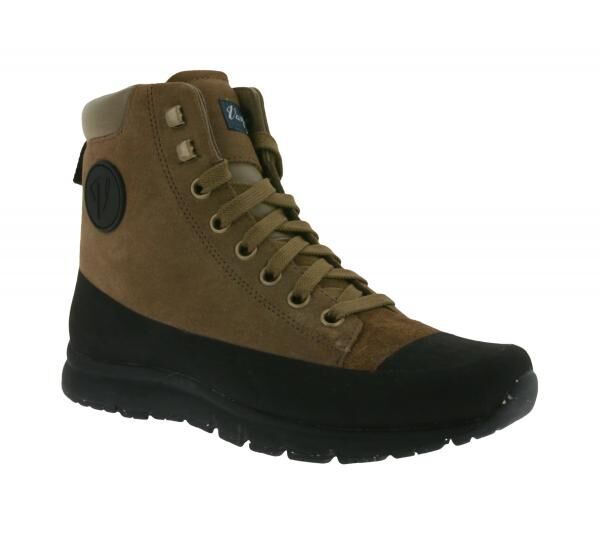 VASQUE Ascender Unisex Wander-Schuhe mit Vibram Sohle nachhaltige Trekking-Schuhe mit Echtleder 07458M-7458 Khaki/Braun