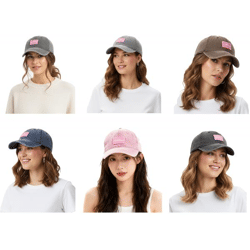 Faded ZWILLINGSHERZ Basic Classic Baseball Cap with Logo Patch, Cotton Cap, Adjustable Cap, Visor Cap 4603M K25357 in Army Green/Gray