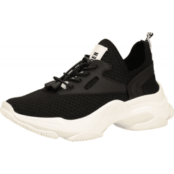 Versatile Steve Madden Lace-Up Sneakers for Women, Model SM11000442-001, Black