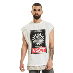 vsct 2-in-1-T-Shirt mit übergroßem Augenmotiv, Ecru