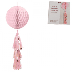 Wabenball rosa 71 cm