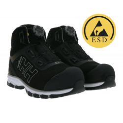 wasserdichte Helly Hansen Chelsea Evolution Mid Boa S3 Damen Sicherheits-Schuhe mit Ortholite und Helly Tech® Membran weite Passform Schut