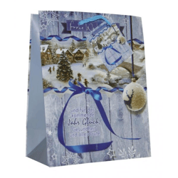 Weihnachtsgeschenktüten Kinder im Schnee - Medium - 5 Motive