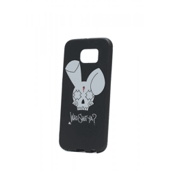 WHO SHOT YA? Bunny Logo Samsung Phone Case, Black, NOTE 5