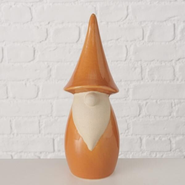 Boltze Figur „Zwerg“ aus Porzellan, braun, 23 cm
