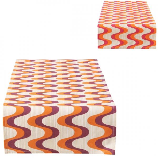 Boltze Tischläufer „Groovy“, 140 cm, 2er-Set, sortiert