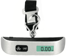 Digitale Küchenwaage bis 50 kg – LCD-Display – Temperaturanzeige – Batterie inklusive