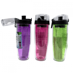 Grüne Feldflasche Wasserflasche Tritan 591 ml 3 Sortimente