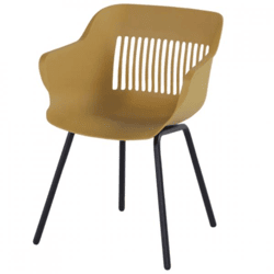 Hartman Gartenstuhl Jill Rondo schwarz/gelb 78 cm
