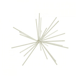 Housevitamin Ornament Feuerwerk Metall beige 15 cm