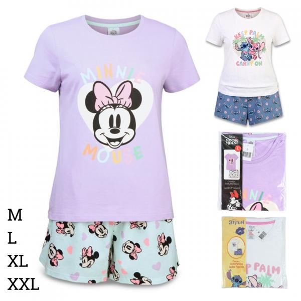 Licensed Women's Pajamas, 4 Sizes, 2 Styles