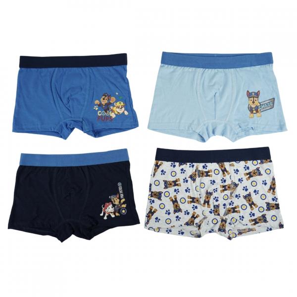 Lizenz-Unterwäsche für Jungen/Mädchen, 4er-Set, sortiert