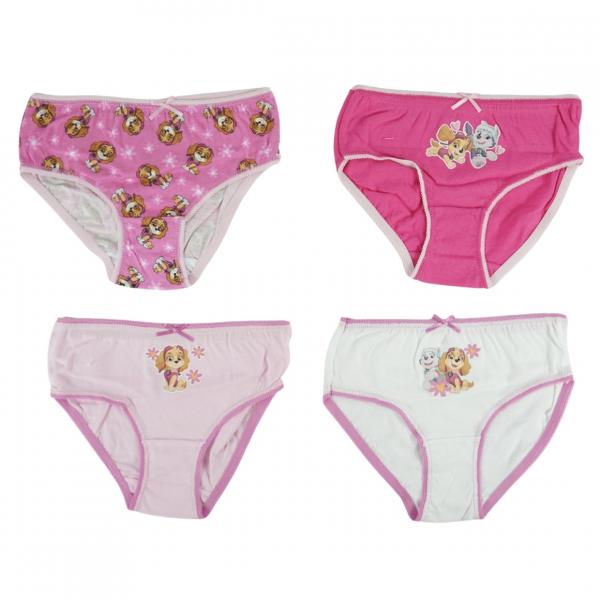 Lizenz-Unterwäsche für Jungen/Mädchen, 4er-Set, sortiert