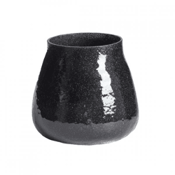 Light & Living Teelichthalter Legoli Glitzer schwarz 9 cm