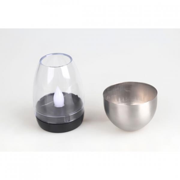 Mannsberger Solar-LED-Kerzen, 10 cm, 2er-Set