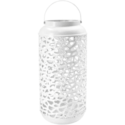 Noor Living Windlicht weiß 38 cm