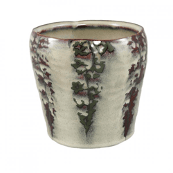 PTMD Arpit M Flower Pot, Gray-Green, 12 cm