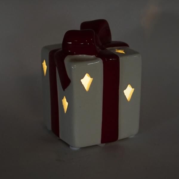 Tischlampe Weihnachten LED auf Batterie 10 cm 6 sortiert