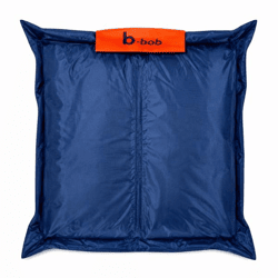 Tiseco Sitzkissen Plumette blau 40 x 40 cm