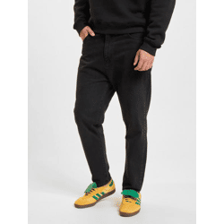 bequeme 2Y Premium Herren Jeans Stretch Reißverschluss Taschen mit Baumwolle Schwarz