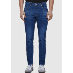 bequeme 2Y Premium Herren Jeans Stretch Taschen mit Baumwolle Blau
