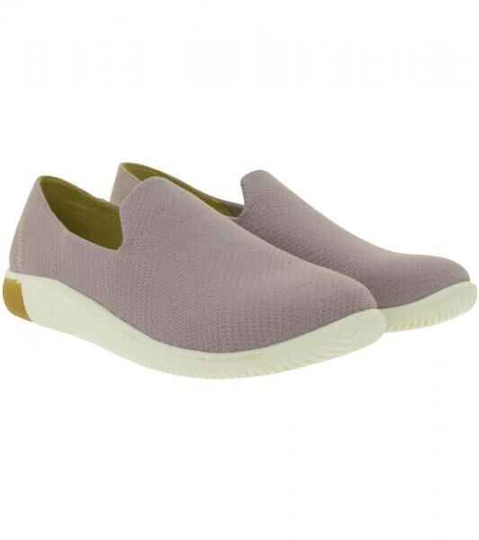 Bequeme KEEN KNX Knit Slip-On Damen Barfu&szlig;schuhe Atmungsaktive Freizeitschuhe mit Strick-Obermaterial 1030086 Rosa/Altrosa
