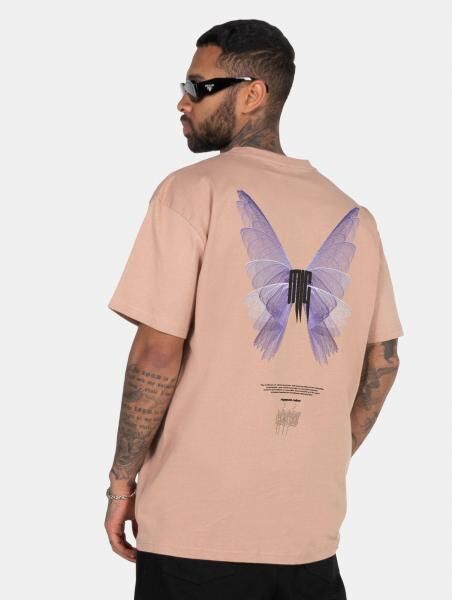 bequemes MJ Gonzales Herren T-Shirt 240 g/m&sup2; mit Baumwolle Alt-Rosa