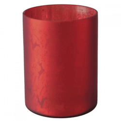Boltze Gwendo Tealight Holder, Red, 12.5 cm