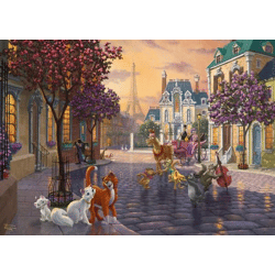 Disney, The Aristocats - 1000 Teile Puzzle (Thomas Kinkade)