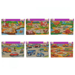 Eichhorn Steckpuzzle, 6-sort