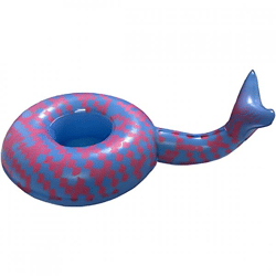 Enjoy Summer opblaasbare bekerhouder Zeemeermin 20 cm