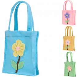 Hobby Flora geschenktas vilt 15 cm assorti
