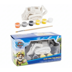 Kreatives nickelodeon PAW PATROL Malset zum Selbstgestalten Rubble´s Bagger Geschenkidee Grau/Bunt