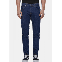 lässige 2Y Premium Herren Jeans Stretch Reißverschluss mit Baumwolle Blau