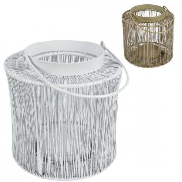 Lumero Lighting Metal Lantern, 17 cm, 2-pack (assorted)