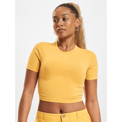 modernes Freddy Damen T-Shirt mit Baumwolle Gelb
