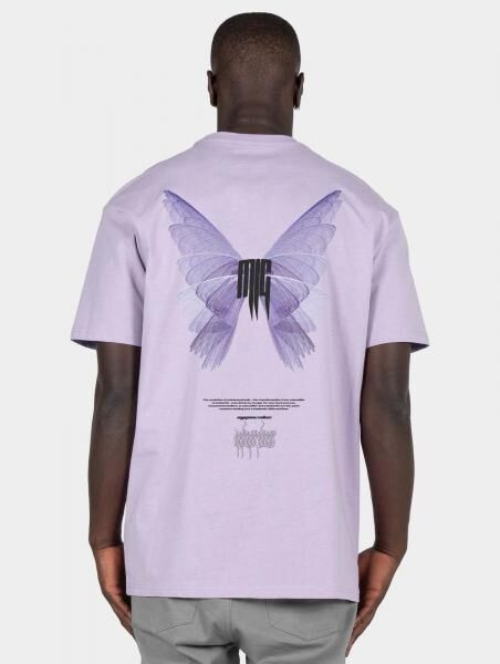 modernes MJ GONZALES Herren T-Shirt 240 g/m&sup2; mit Baumwolle Violett