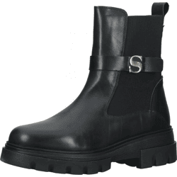 Stylish SCAPA Women's Slip-On Ankle Boots 21/6685 900 Black