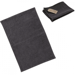 Platzdeckchen Baumwolle grau 45 x 30 cm