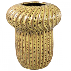 PTMD Blumentopf Sindi High, gelb, L 30 cm