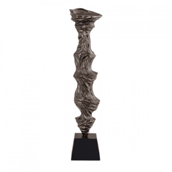 PTMD Kerzenleuchter Fleure Aluminium bronzefarben M 77 cm