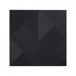 PTMD Wandpaneel Belinda schwarz 90 x 90 cm