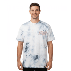 RE:COVERED X NFL Herren T-Shirt mit NEW YORK GIANTS Print Baumwoll-Shirt Rundhals-Shirt RCNFL1386 Blau