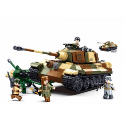 Sluban M38-B0980 - Army Battle of Budapest - Großer Deutsche Panzer 2in1