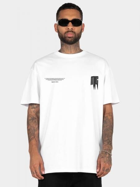 sportliches MJ Gonzales Herren T-Shirt 240 g/m&sup2; mit Baumwolle Wei&szlig;