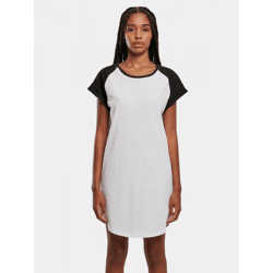sportliches Urban Classics Damen T-Shirt 180 g/m² mit Baumwolle Weiß/Schwarz