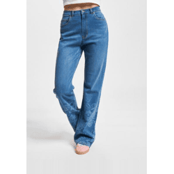 stylische Freddy Damen Jeans Stretch mit Baumwolle Blau