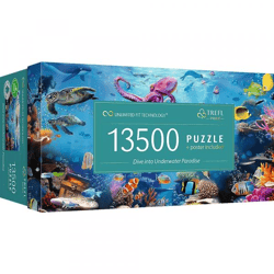 Tauchen Sie ein in das Unterwasserparadies - UFT Puzzle - 13500 Teile 